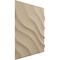 Ekena Millwork 19 5/8in. W x 19 5/8in. H Modern Wave EnduraWall Decorative 3D Wall Panel Covers 2.67 Sq. Ft. WP20X20MWGBE - alternate 4